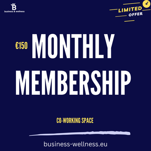 Monthly membership - co-working (€150)